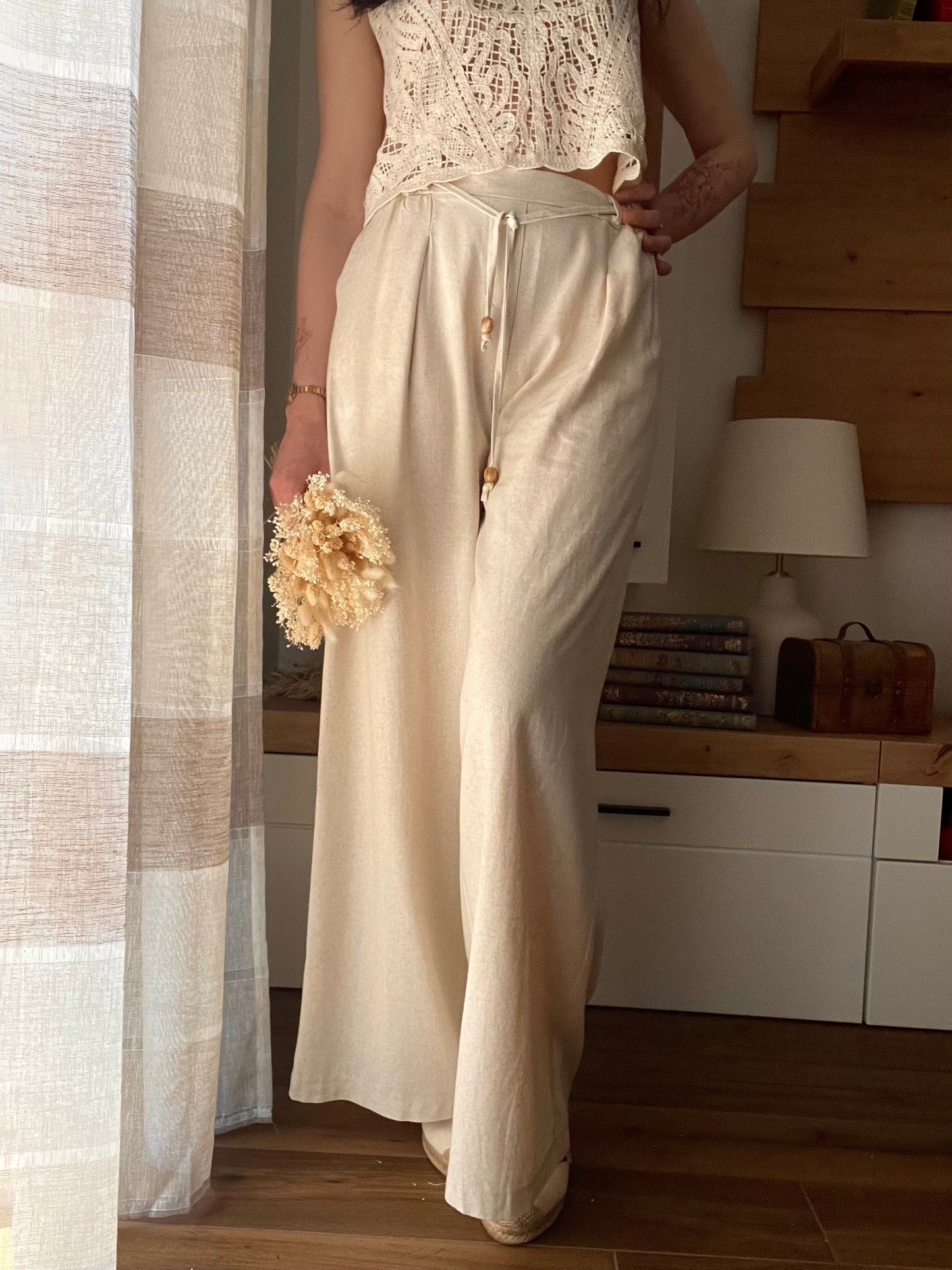 Pantalone Misto Lino