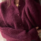 Cardigan Borgogna