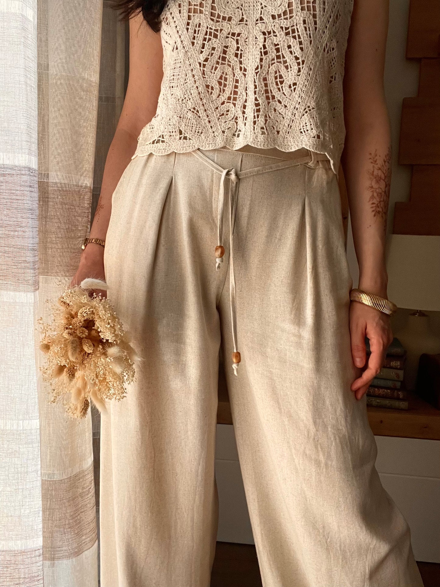 Pantalone Misto Lino
