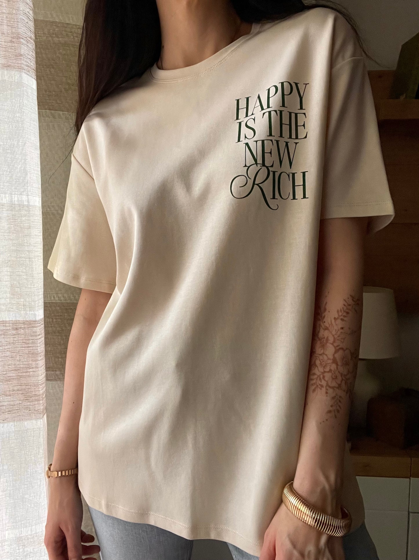 T-Shirt Happy is the new Rich