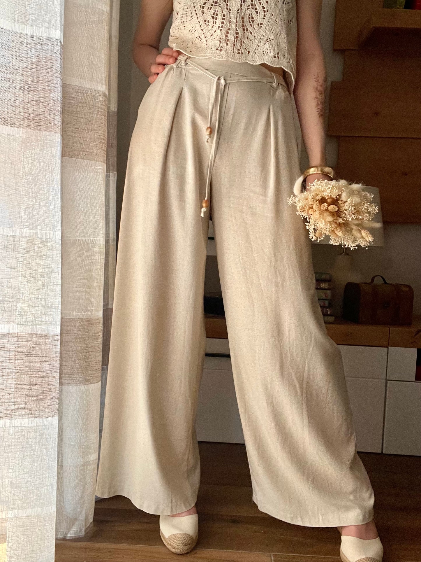 Pantalone Misto Lino