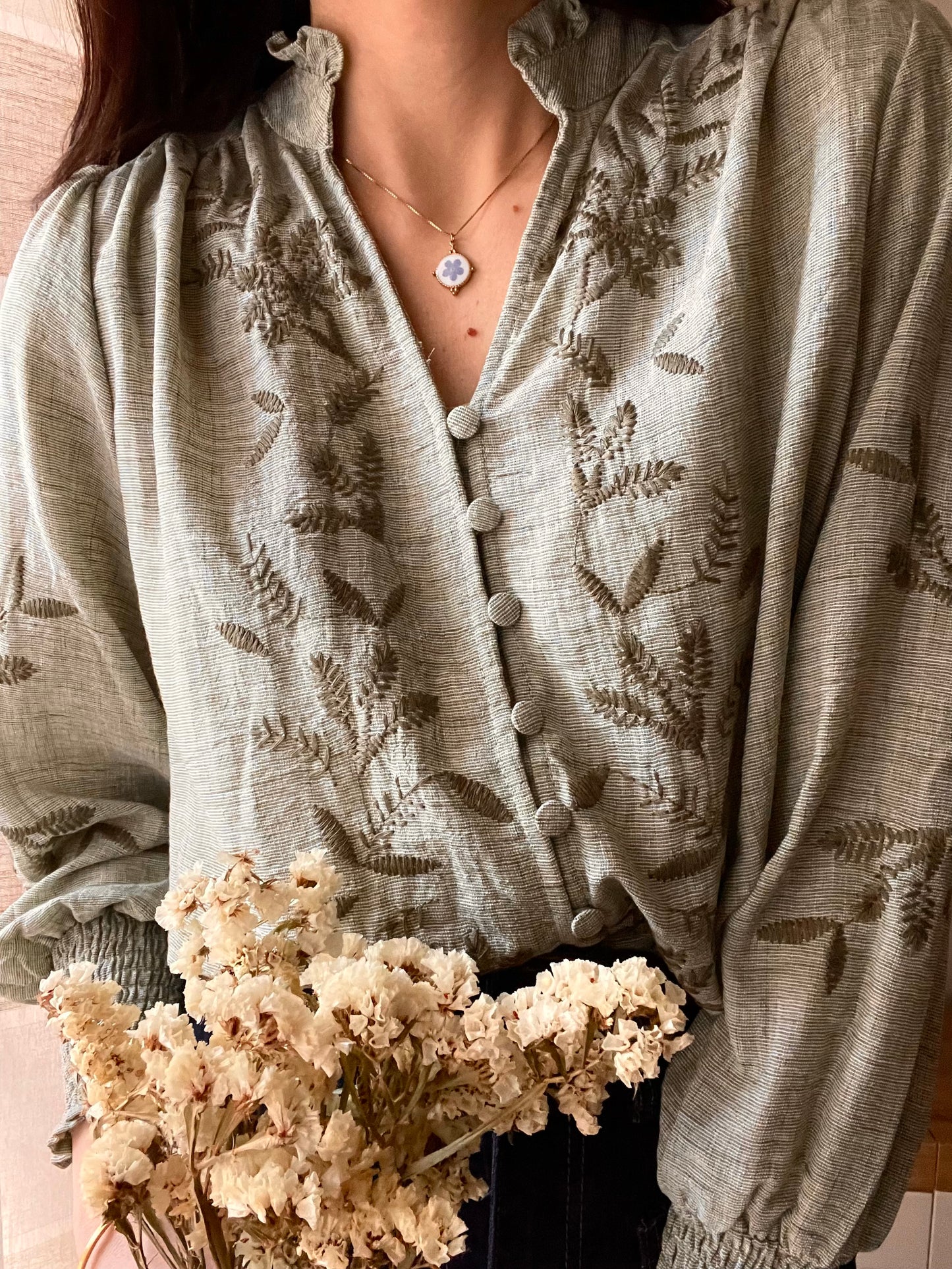 Camicia Light Green