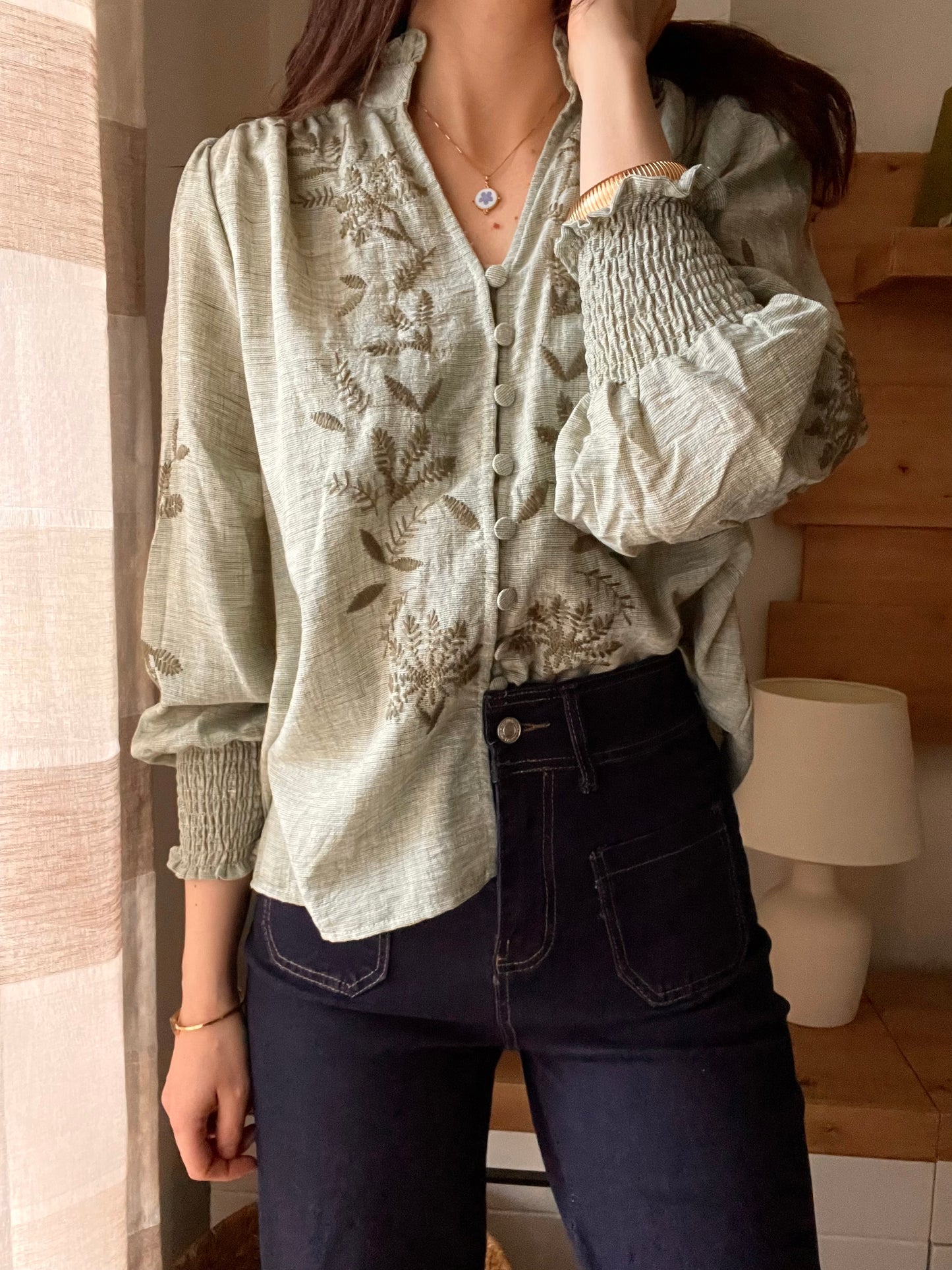 Camicia Light Green